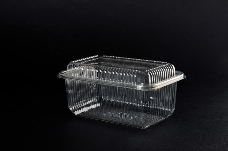 PET container (up to 60 °) 1000ml with a raised lid
