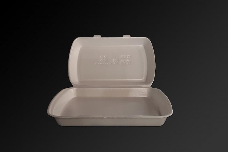 Polystyrene container with a lid (menu box) MB12